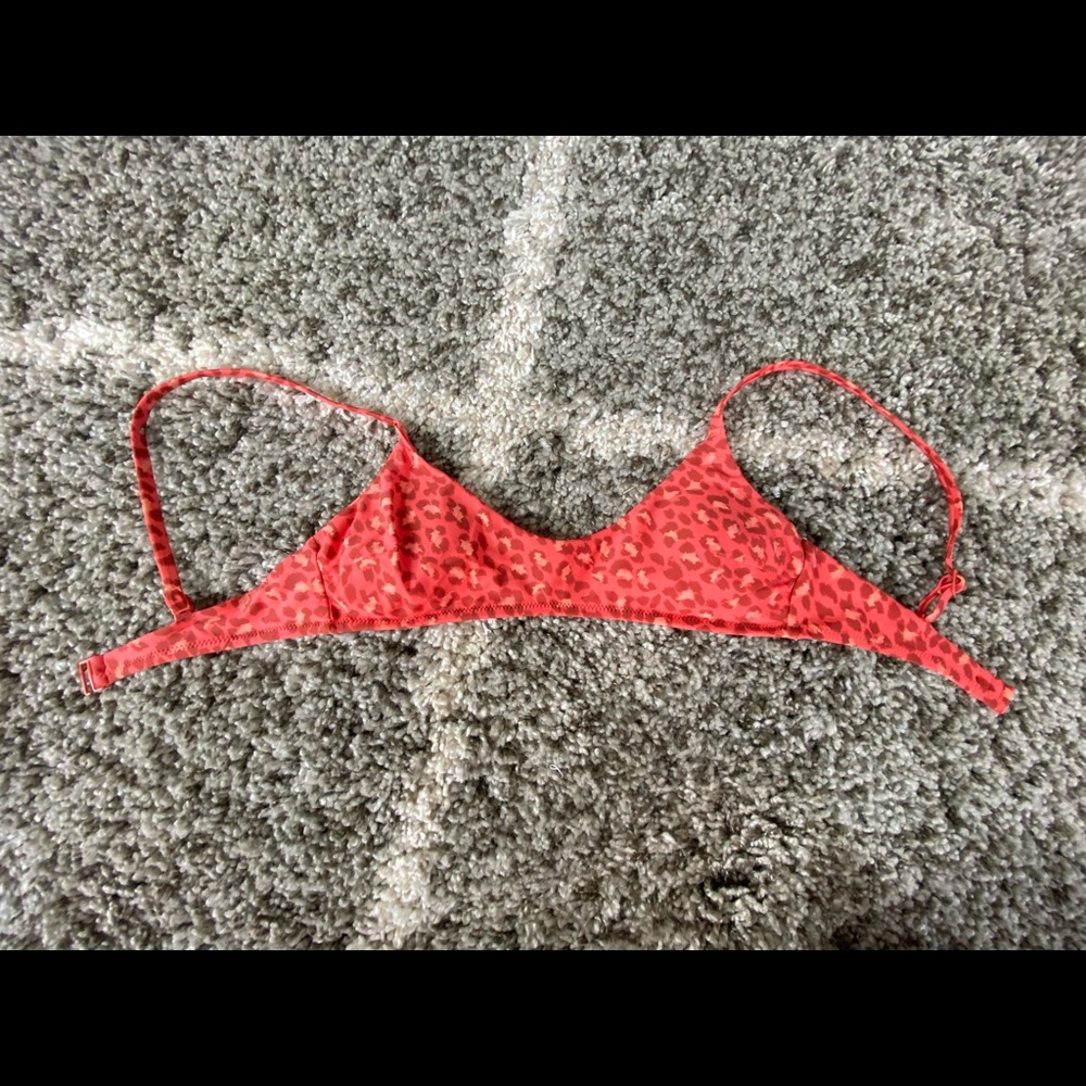 Cheetah Print Bikini Top